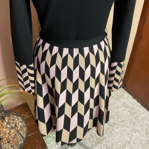 Eliza J Black Fit & Flare Sweater Dress - Picture 10 of 13